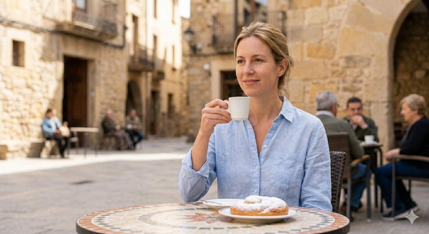 Cafè a la plaça